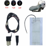12V universal (evrensel ) 2 kademeli Karbon Fiber Su Geçirmez Koltuk Isıtma Pedi x1