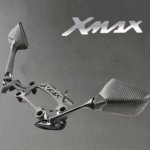 Xmax Katlanır Ayna Seti (2018-2022) Karbon Ayna Telefon Tutucu Barı