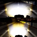 Ultra Parlak LED Motosiklet ve Off Road Sis Farı Çakarlı 4 Modlu Yüksek Performans Metal 12V-24V Led - Görsel 5