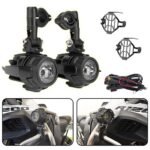 Enduro ve GS Serileri Uyumlu Motosiklet LED Sis Farı Yüksek Performans Metal Gövde 12V-24V 40W 2 Adet