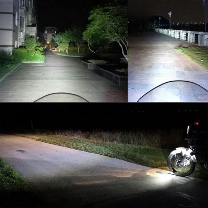 Enduro ve GS Serileri Uyumlu Motosiklet LED Sis Farı Yüksek Performans Metal Gövde 12V-24V 40W 2 Adet - Görsel 5