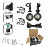 Enduro ve GS Serileri Uyumlu Motosiklet LED Sis Farı Yüksek Performans Metal Gövde 12V-24V 40W 2 Adet - Görsel 7